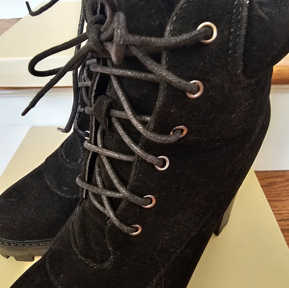 Yoki Fashion boots; Black Suede; Size 8.5M - Picture 8 of 12